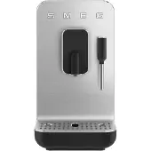 Smeg BCC12BLMEU, espressomachine, 1,4 liter, geschikt voor gemalen koffie, ingebouwde molen, 1350 W, zwart