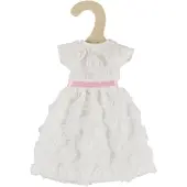 Heless Witte Jurk voor Modepoppen - 29cm