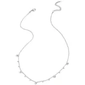 Yehwang Ketting met afwisselende bolletjes - zilver -