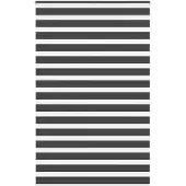 vidaXL Dubbele rolgordijn, zwart, 150x230 cm, stofbreedte 145,9 cm, polyester