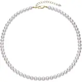 Luxenter Ketting 'Jamel' parelwit