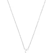 Luxenter Ketting 'Alphabet P' zilver