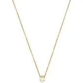Luxenter Ketting 'Alphabet C' goud