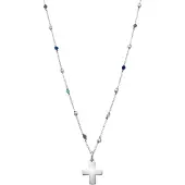 Luxenter Ketting 'Cruz' zilver