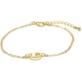 Luxenter Armband met 18-karaats geelgouden afwerking - Alphabet