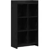 vidaXL Boekenkast Zwart eiken 59 x 30 x 111 cm Bewerkt hout