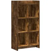 vidaXL Boekenkast Gerookt eiken 59 x 30 x 111 cm Bewerkt hout