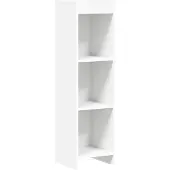 vidaXL Boekenkast Wit 30 x 30 x 111 cm Bewerkt hout
