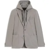 BOSS Slim-fit colbert met hoodie binnenin