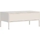 Selsey Velveto - Salontafel met lade, kasjmier, 100x50 cm