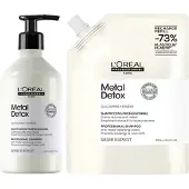 L'Oréal Metal Detox Shampoo Refill Set- 2x500ml