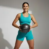 Meteor Pilatesbal 22 cm - Pilatesbal - zwart