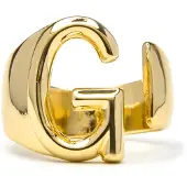 Luxenter Ring met 18-karaats geelgouden afwerking - Alphabet