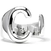 Luxenter Ring met zilveren afwerking - Alphabet
