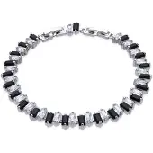 Luxenter Armband met zilveren afwerking en veelkleurige zirkonia - Sifrit