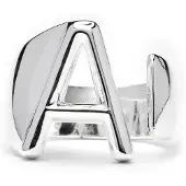 Luxenter Ring met zilveren afwerking - Alphabet