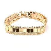 Luxenter Armband met 18-karaats geelgouden afwerking - Tifei