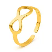 Luxenter Ring met 18-karaats geelgoud afwerking - Ziko