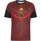 Adidas Tricot 'Belgien 26 Pre-Match' donkergeel / oranje / rood / zwart