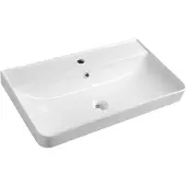A&n&a aqualine Zen Keramische wastafelmeubel wastafel 80x45cm, wit