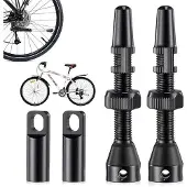OEM Aluminium ventiel voor tubeless fietsbanden - 44 mm - zwart