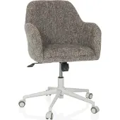 Hjh LIVING Bureaustoel / draaistoel SOLAO HOME bouclé stof grijs