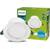 Philips Inbouwspot Diamond Cut UltraEfficient, Inbouwspots, 1 lamp, LED, 3000 K, 800 lm, Wit