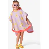 HEMA Kinder strandponcho 60x60cm zon (multi)