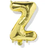 HEMA Folieballon letter Z 30cm goud (goud)