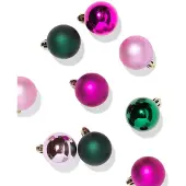 HEMA Kerstballen 4.1cm plastic multi - 9 stuks (multi)