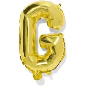 HEMA Folieballon letter G 30cm goud (goud)