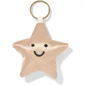 HEMA Sleutelhanger 7x6cm Ster Met Gezichtje Goud