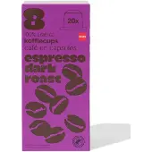 HEMA Koffiecups Espresso Dark Roast - 20 Stuks
