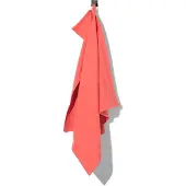 HEMA Theedoek 65x65 katoen met strepen (koraal)
