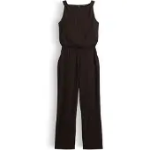 Opus Relaxed fit jumpsuit met structuurpatroon model 'Mefiza'