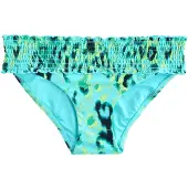 Next - Dames - Gerimpelde bikinislip met hoge taille - Blauw