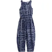 Next Jumpsuit navy / wit