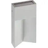 LUCANDE Wandlamp buiten Kaholo, alu / grijs / zink, Aluminium, Modern, Wandlamp buiten
