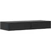 Selsey VELVETO – Kaptafel met lades, zwart, 110 cm