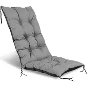 AIO Factory Tuinkussen 50x50x80 cm voor stoel waterdicht grijs