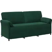vidaXL 3-Zits Sofa Donkergroen 198 x 83 x 95 cm Fluweel