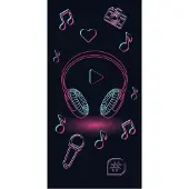 Detexpol Strandlaken music - 70x140 cm - katoen
