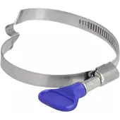 DeLOCK Butterfly Hose Clamp stainless 400 steel with bridge right-handed 50 - 65 mm 5 pieces
