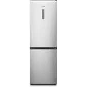 Hisense RB390N4BCC - Koel-vriescombinatie - 304 liter - No Frost - Inverter Compressor - RVS - Energieklasse C - 35 dB - Super Cool & FastFreeze