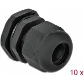 DeLOCK Kabelwartel | PG16 | 10-14 mm | IP68 | zwart | 10 stuks