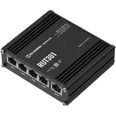 Teltonika Industriële Ethernet-router - - RUT301 - 5 Ethernet-poorten - Externe antenne - Geavanceerde beveiliging