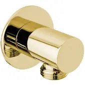 Sapho Douche-uitlaat, rond, dunne afdekking, goud
