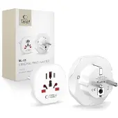 Tech-Protect reisadapter, universeel, EU-stekker, wit