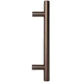 In-Door Deurgreep 630 / 300x200hoh rond briljant brons