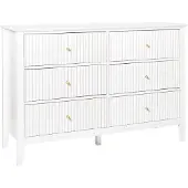 Beliani ASSISI - Dressoir 6 lades - Wit - MDF